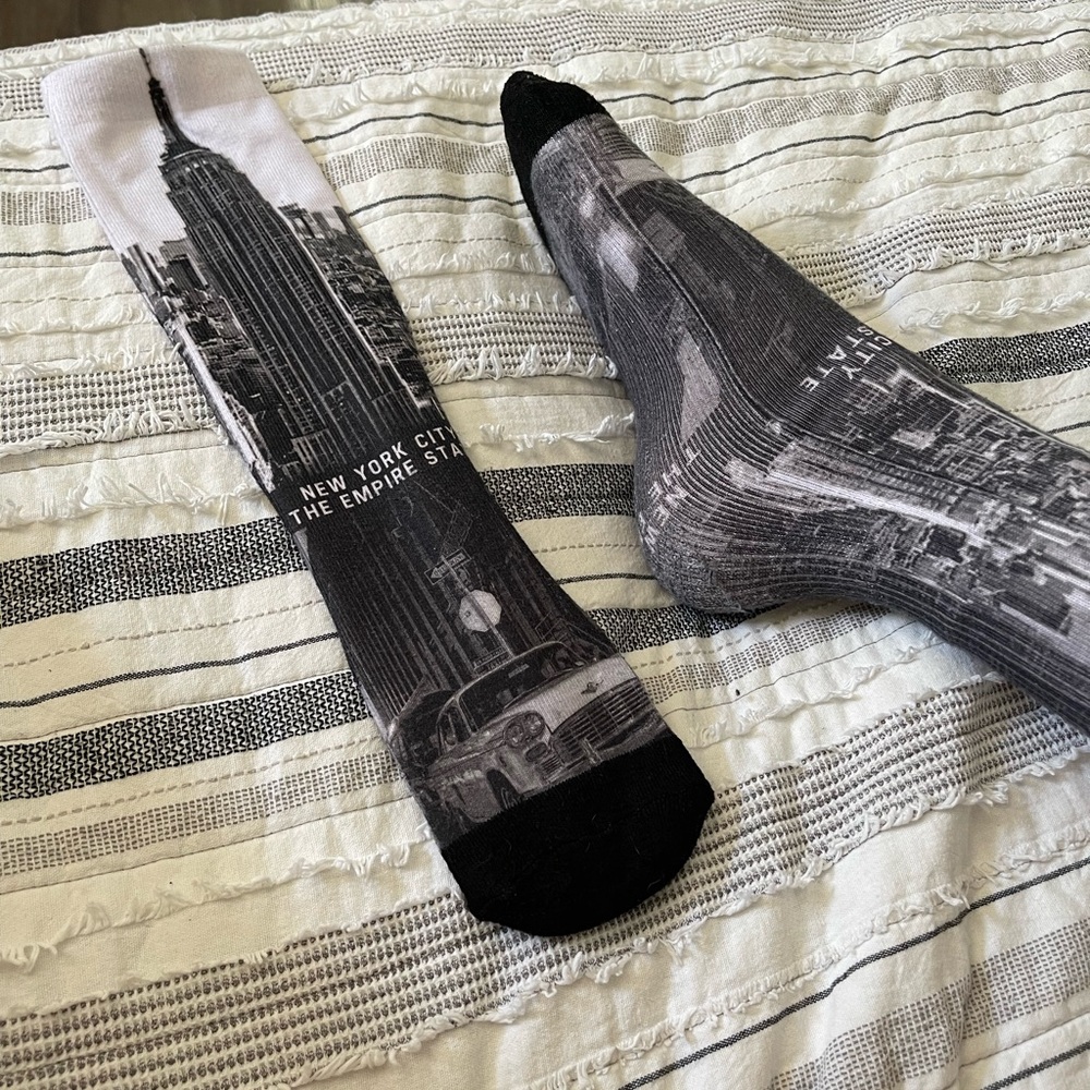 New York City Skyline Socks